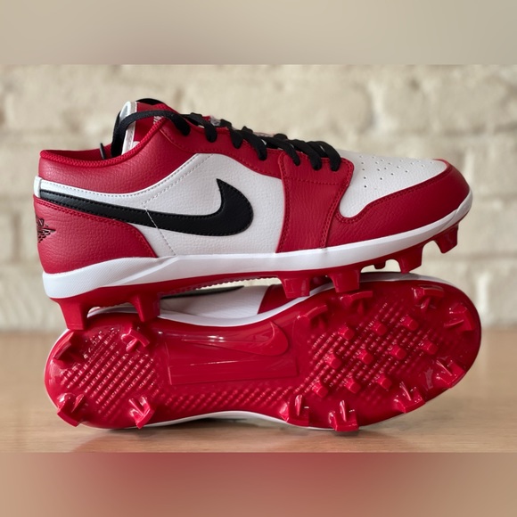 Nike Air Jordan 1 Low MCS Chicago Baseball Cleats CJ8524-611 Men’s Size 11 New - Picture 7 of 10